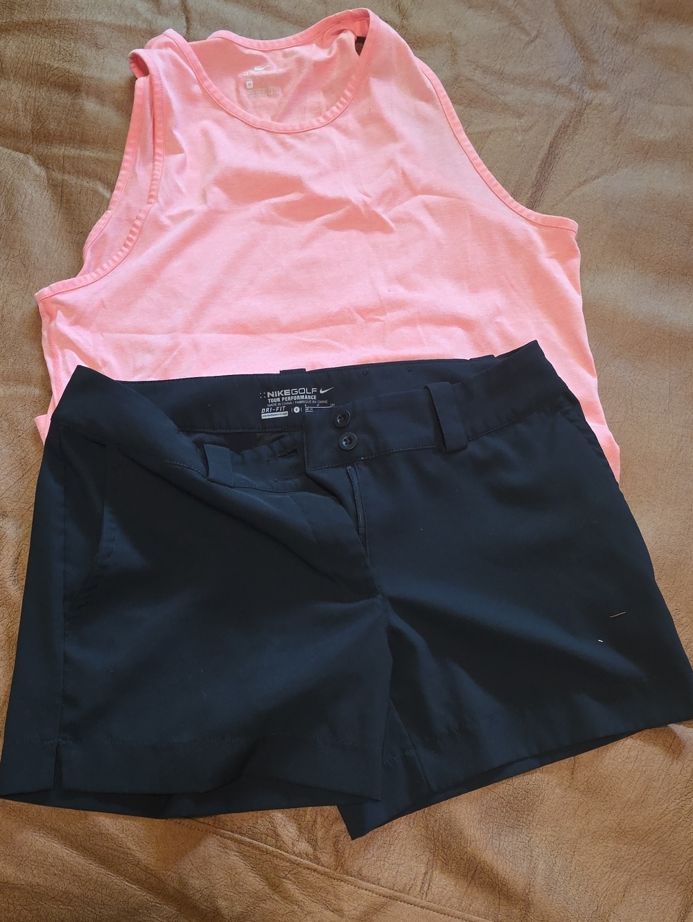 Nike Women's Black Golf Shorts with Belt Loops